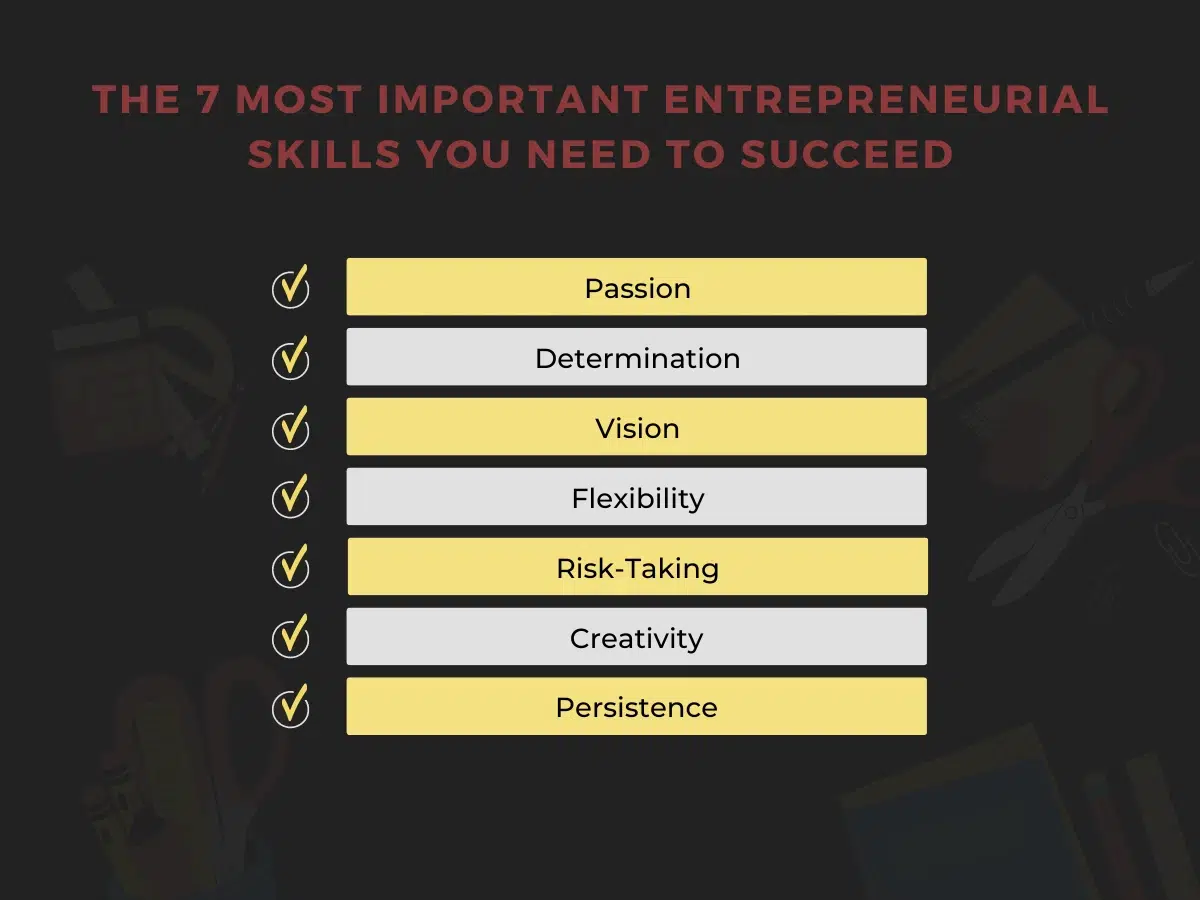 The 7 Most Important Entrepreneurial Skills You Need To Succeed